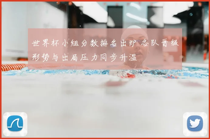 世界杯小组分数排名出炉 各队晋级形势与出局压力同步升温