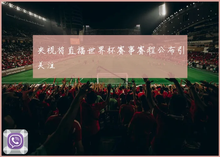 央视将直播世界杯赛事赛程公布引关注