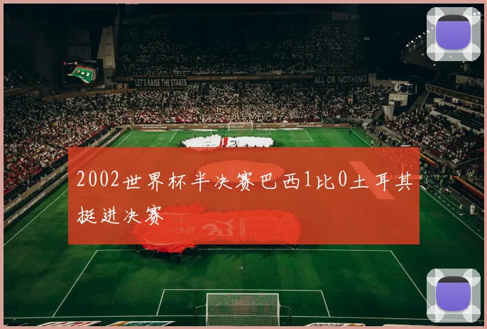2002世界杯半决赛巴西1比0土耳其挺进决赛